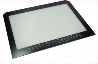 Geam interior original inscriptionat 51,4cm x 40,4cm x 4mm cuptor Hansa , Amica