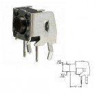 TACT SWITCH VERTICAL 4P 5MA 250V 6X6X3.5MM, BUTON 1.5MM 